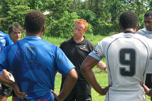Coach Ben Ryan honored as Fiji celebrates gold medal