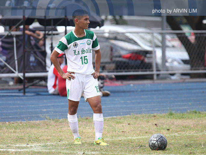 DLSU's Jed Diamante is making the goals, and the grades too