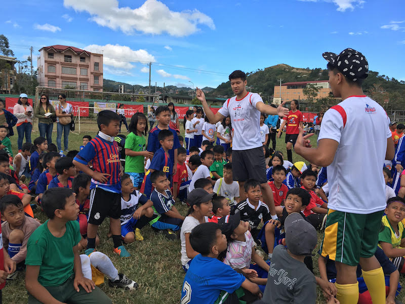 Rota, Caygill, football advocates at FFABL in Benguet, Subic