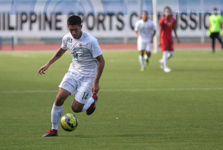 DLSU shoots down UE for second straight win in men' football