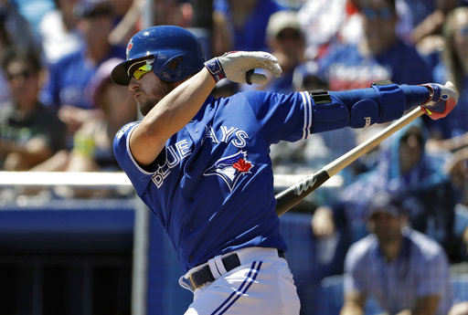Blue Jays star Donaldson plays for 1st time since injury