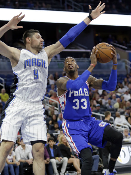 Magic storm back to beat 76ers 112-109 in OT