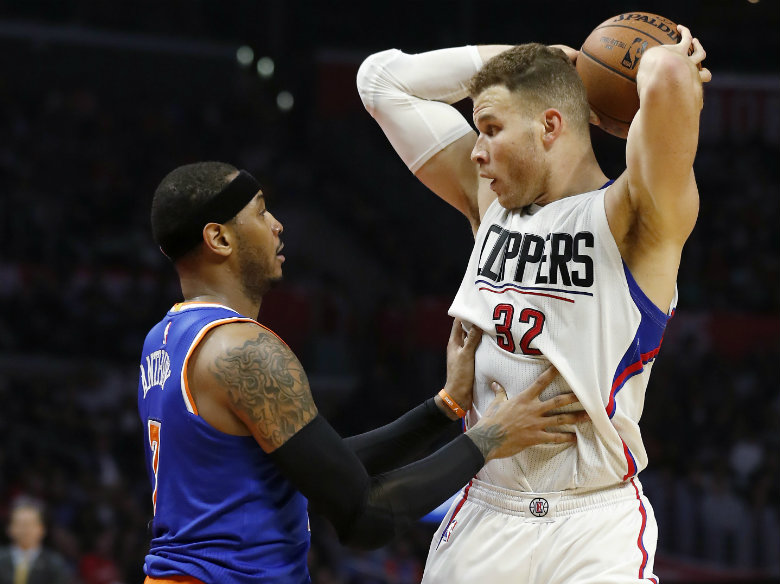 Griffin scores 30 and Clippers cruise by Knicks 114-105
