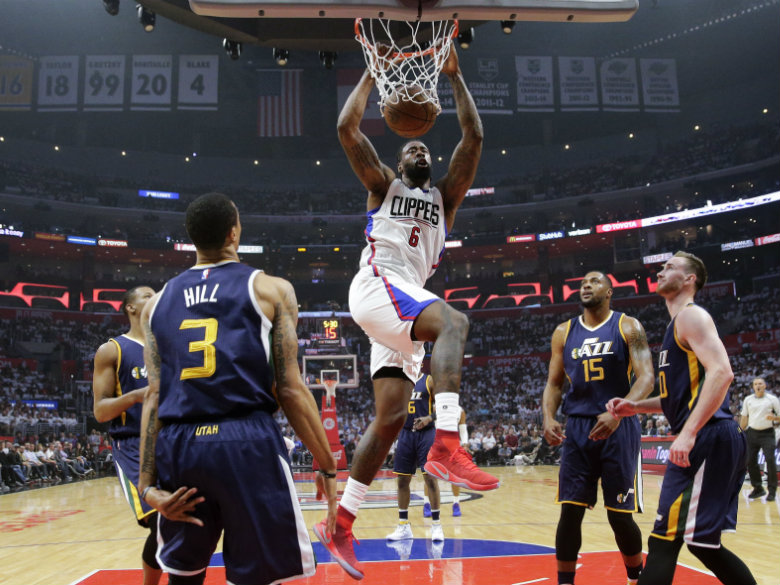 Lob City smash: Clippers beat Jazz 99-91, even series at 1-1