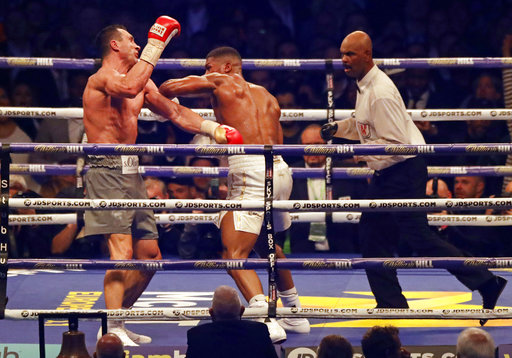 Anthony Joshua reveals what he told Wladimir Klitschko just before incredible stoppage