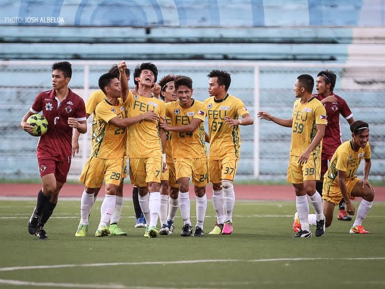 FEU dethrones UP to return to men's football finals
