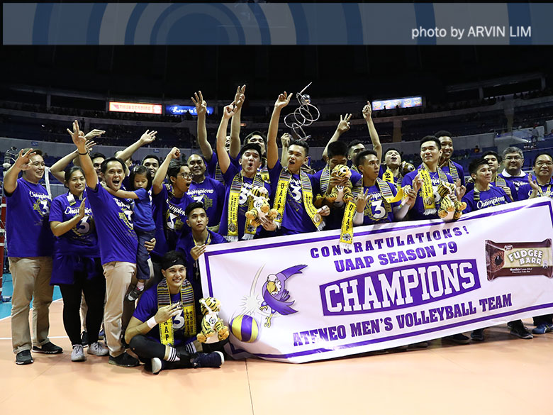 PERFECT SEASON: Blue Eagles earn title no. 3