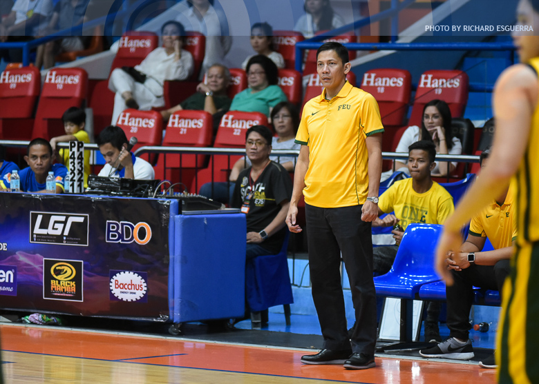 Dennison says FEU at 70 percent in adjusting to coach Olsen