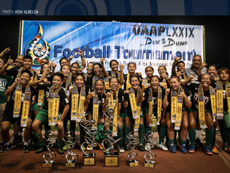DLSU completes perfect season to win women's football title
