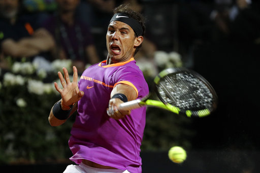 Nadal beats Sock to reach Italian Open quarterfinals