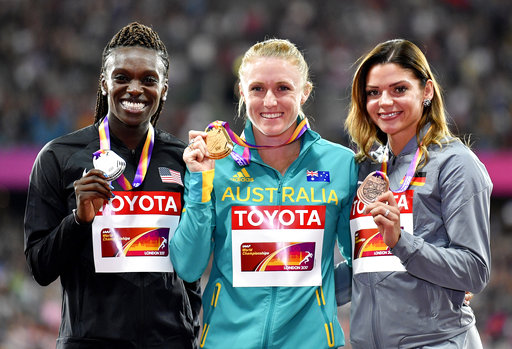 Pearson, Harper-Nelson lead way in 100 hurdles at worlds