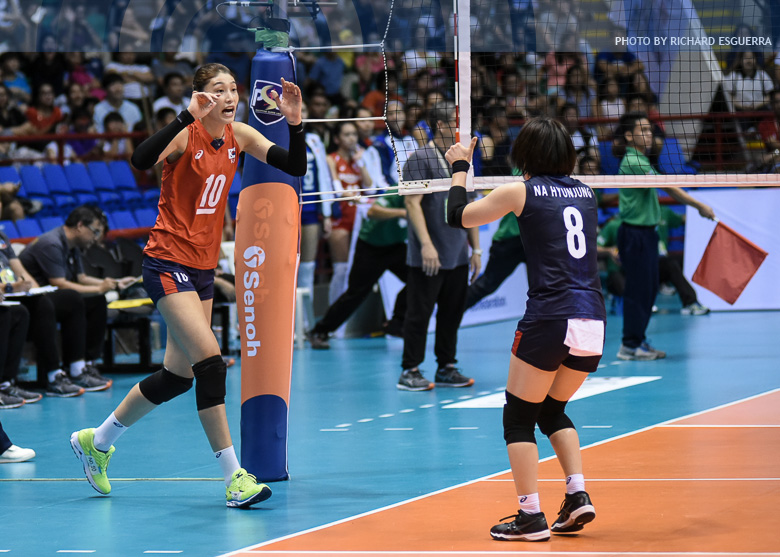 The PHI is really playing fast volleyball --- KYK