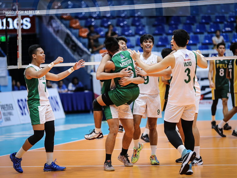 Green Spikers tame Bulldogs to end two-game skid