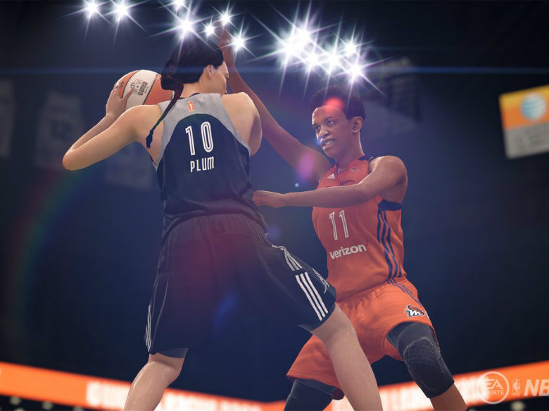 Players test out first WNBA video game