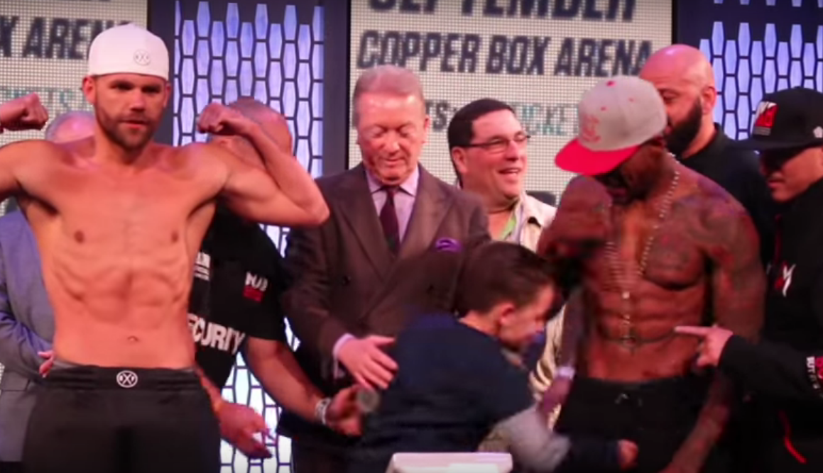 Billy Joe Saunders' son delivers low-blow to Willie Monroe Jr Billy Joe Saunders' son delivers low-blow to Willie Monroe Jr