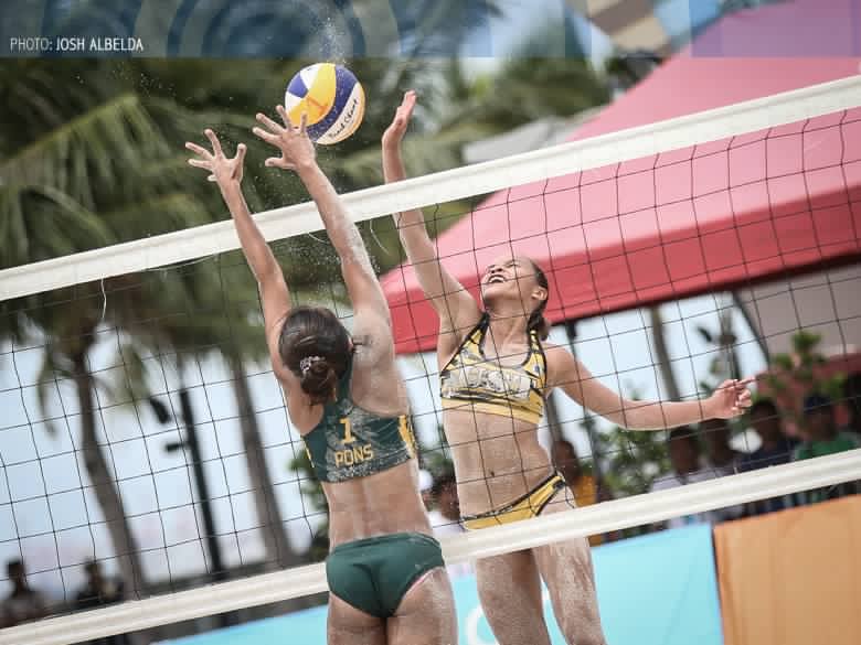Pons, Rondina team up for SEA Beach Volleyball Championships