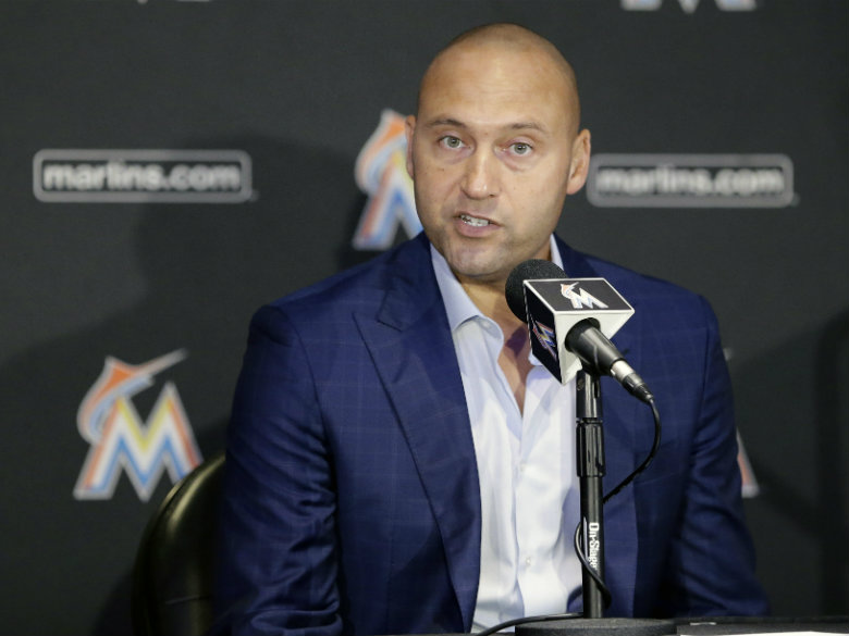 Derek Jeter started his Marlins ownership by calling Giancarlo Stanton 'Mike' Derek Jeter started his Marlins ownership by calling Giancarlo Stanton 'Mike'