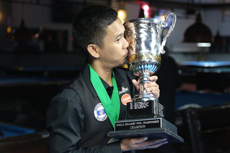Lee Van Corteza makes history as first Asian 14.1 champion