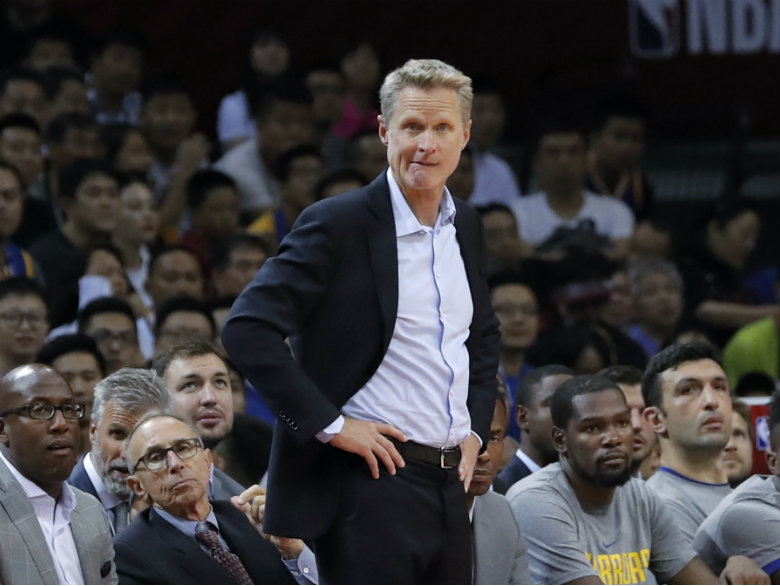 Kerr pushes Warriors to keep joy, chase repeat championship