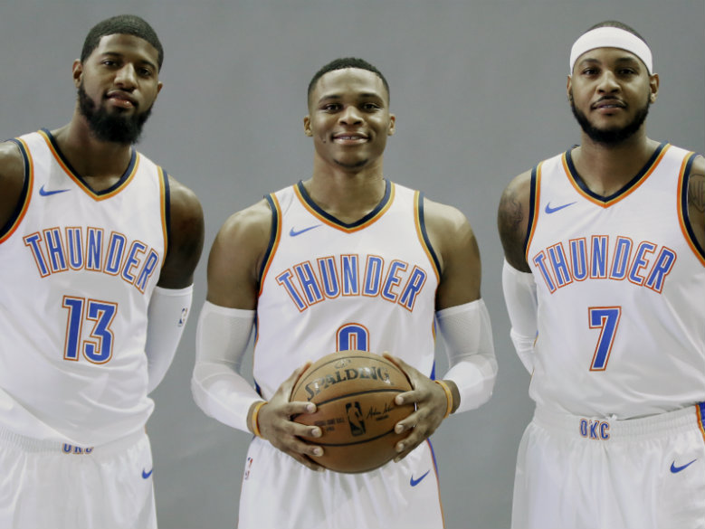 Oklahoma City’s Big Three shooting for their 1st NBA title